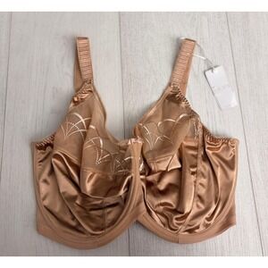 NWT Elomi Cate Bra Underwired Full Figure Sz 38L Nude 4030